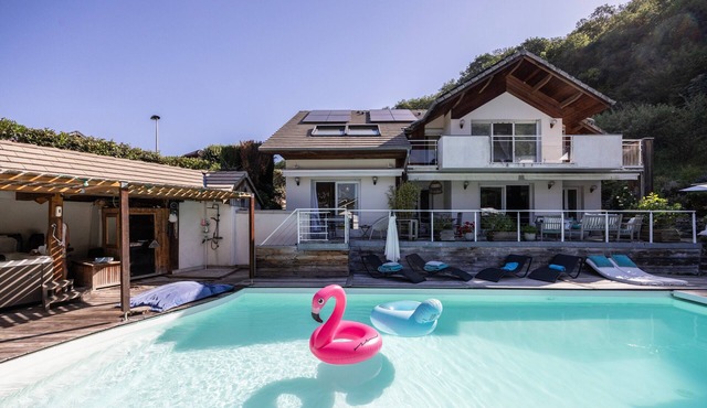 Apartment 'In the Heart of the Riviera des Alpes' with Lake View, Shared Pool and Wi-Fi