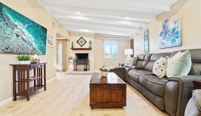 Bay Park Retreat with Backyard Fire Pit, Hot Tub, Ping Pong & Cornhole