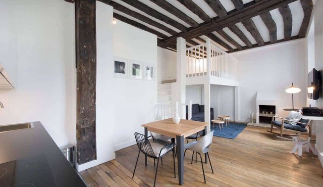 Bohemian studio in Saint-Germain-des-Prés - studio - Left Bank, long stay - Cherche Midi by Habitat Parisien