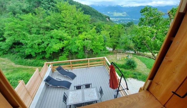 Chalet de 2 chambres avec jardin amenage et wifi a Saint Pierre d'Albigny