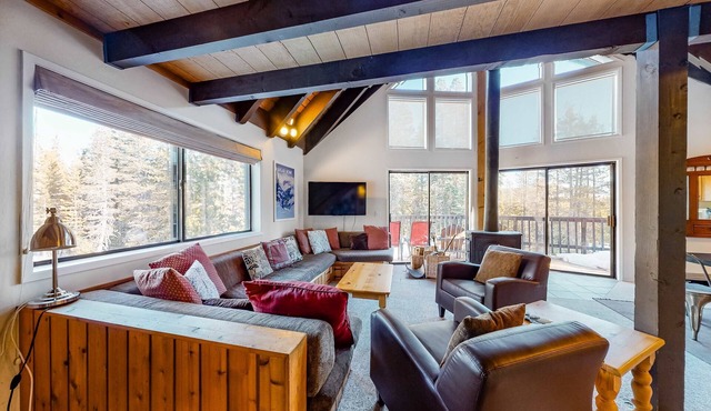 Charming dog-friendly cabin with XC skiing & bike trails outside the door