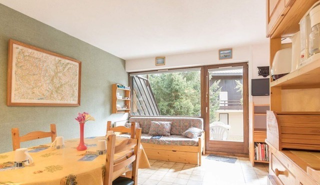 Charming Studio with Garden, Sleeps 4, South-Facing in Serre-Chevalier in Saint-Chaffrey