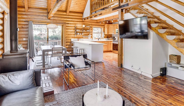 Community Pool: Modern Cabin in Pine Mountain Club