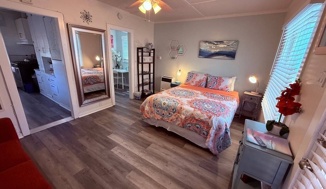 Cute Tropical Beach Studio Walk to Ocean and All!
