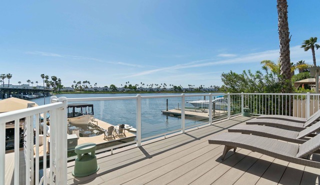 Disco Digs! Waterfront home next to the Marina/Boat Launch w/dock and toys.