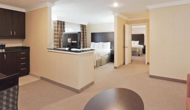Enjoy modern amenities at our room located near the CalTrain