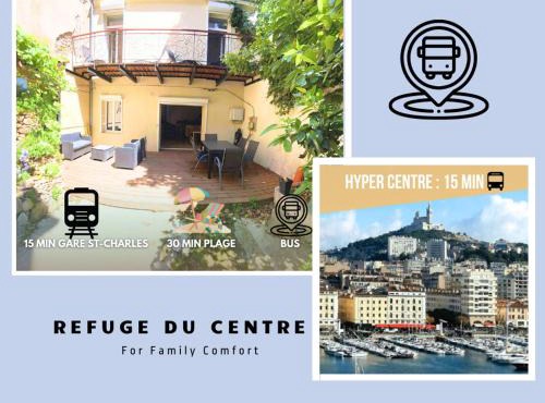 Grand Loft Lumineux - Gare St Charles 10 MIN