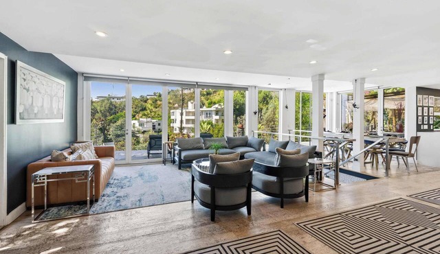 Hollywood Hills Vista | Decks & Fire Pit by C&C