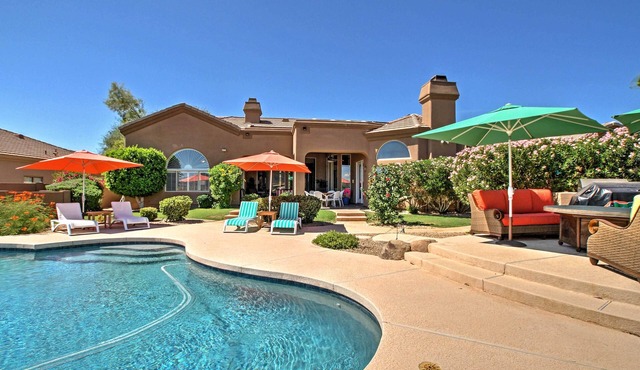 Luxe Scottsdale Home w/Pool & Mountain Views!