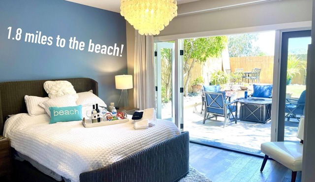 Luxury Del Mar Ocean Retreat Near Beach w Kitchenette, Spa Bath & 2 beds