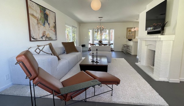 Modern midcentury home Palm Springs with heated pool