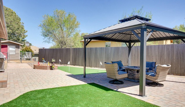 Putting Green & Patio: Central Prescott Home