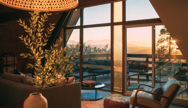 Quiet Mid-Century A-Frame Retreat w/Mountain Views