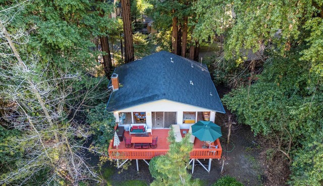 Redwood Cabin Near Guerneville~River Views, Golf & Playcation~Aunt G’s