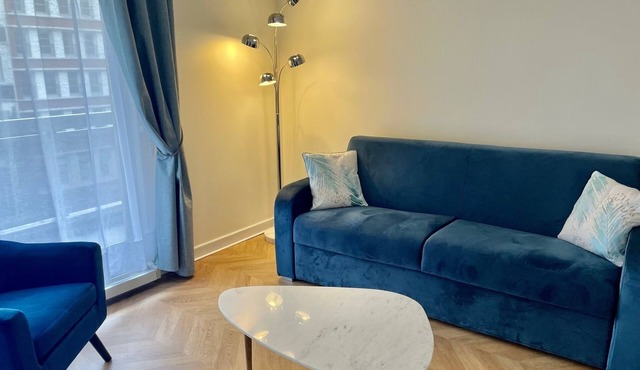 Renovated Large Studio Apartment with balcony/terrace close to UNESCO, Invalides