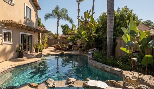 Resort style living near the beach in Rancho Santa Fe!