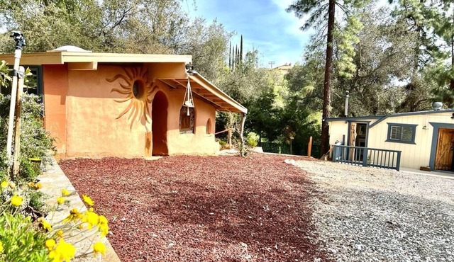 Retreat on mountain Earth and Dom houses