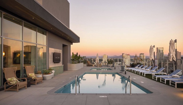 Rooftop Pool + Spa + Sky Lounge | Walkable San Diego's Little Italy | Ancora