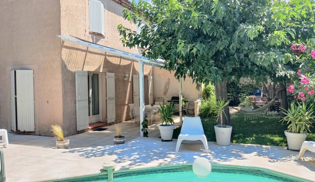 Spacious villa with pool and garden