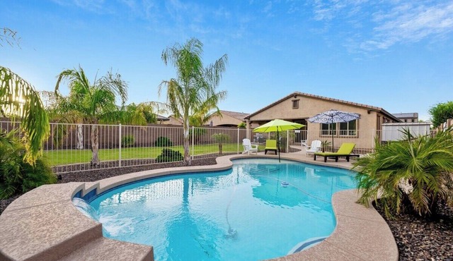 Stunning Surprise Gem | Private Pool + BBQ | Near Spring Training | 4BR in Surprise