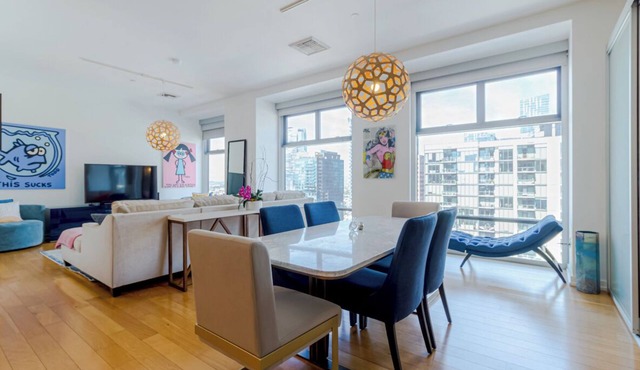 Stylish pristine spacious condo in the best part of downtown Los Angeles