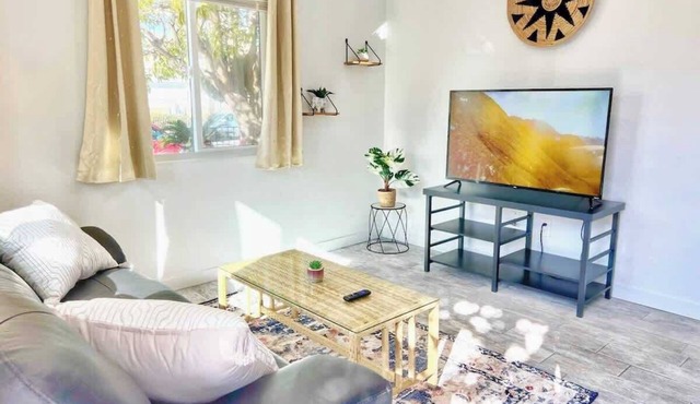 Stylish Retreat with Patio & Free Parking