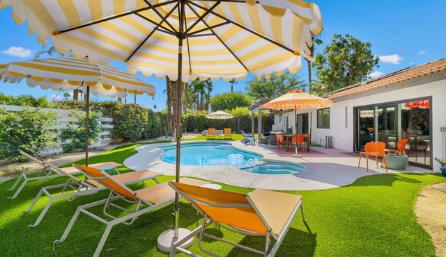 Sunshine Days Modern Palm Springs Oasis w/Private Pool, Spa heat included