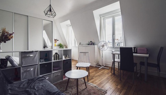 Superb Bright Studio Next To The Seine in Paris