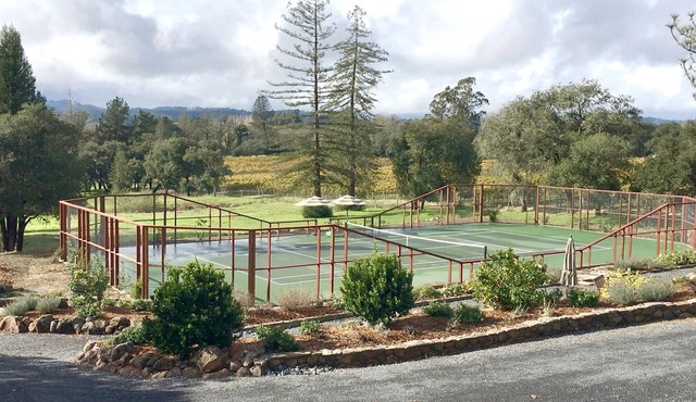 Tennis paradise in sonoma wine country