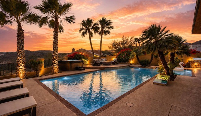 The Villa at Fountain Hills | Pool, Hot Tub, Game Room, Ping Pong & Sleeps 20