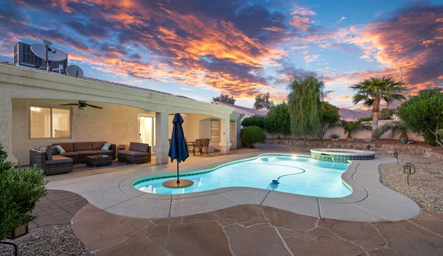 Upgraded with PRIVATE Heatable Pool & Spa