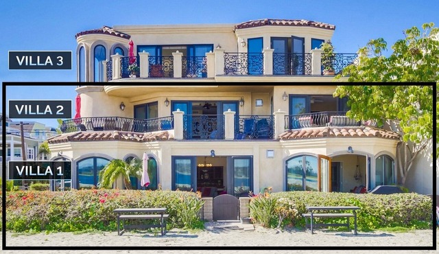 Villa Italia Combo | 7BR Waterfront Home w/Patio