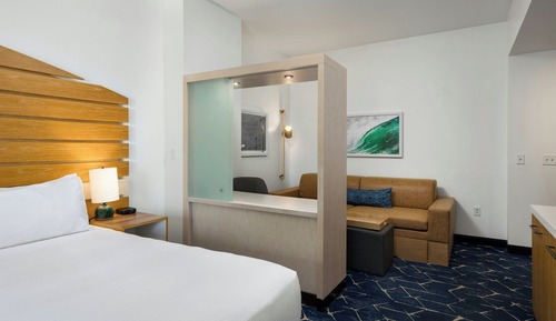 Suite, Multiple Beds, Balcony, Partial Ocean View