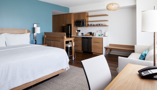 Studio, 1 King Bed with Sofa bed