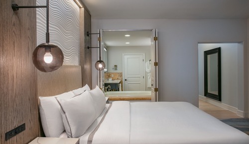 Junior Suite, 1 King Bed with Sofa bed, Fireplace