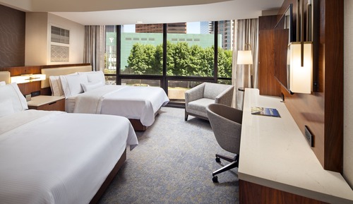 Traditional Room, 2 Double Beds, City View