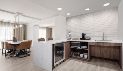 Suite, 1 King Bed with Sofa bed, Roll-in Shower (Hospitality)
