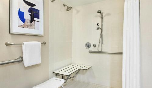 King Suite with Roll-In Shower and Sofa Bed - Mobility Access/Hearing Accessible