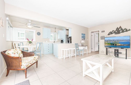 West Newport Condo | Beach House for Family Trips to the Coast, Steps to Sand with A/C and Sunny Balcony