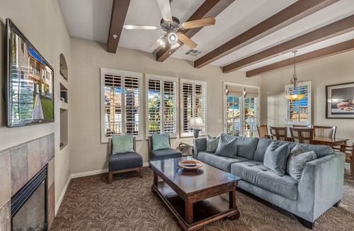 La Quinta Condo | Near Pool! Premier Location at Clubhouse Upstairs, Pet Friendly! (L48)