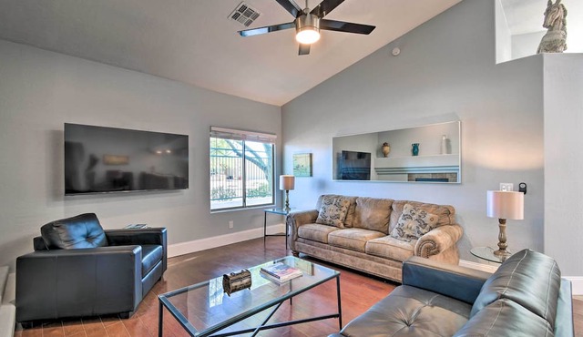 Private Patio + Pool Access: Quiet Condo in Tempe
